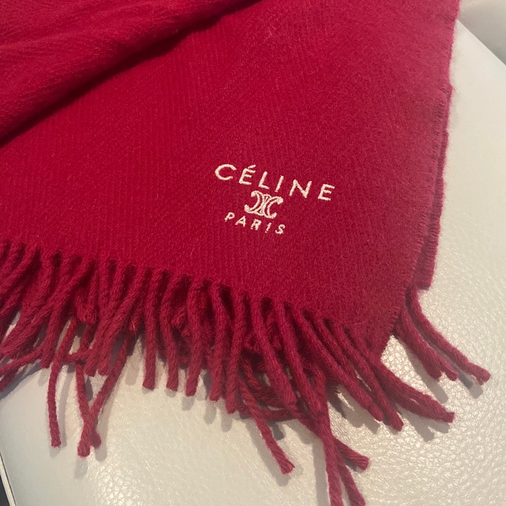 CELINE✨Wool Blend Scarf. Mulberry Color ✨NWOT